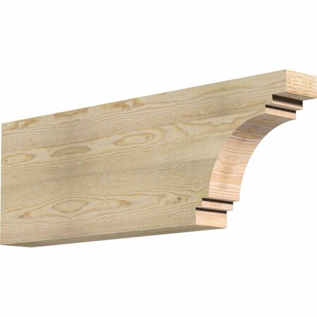 Ekena Millwork Pescadero Rough Sawn Rafter Tail, Douglas Fir, 4"W x 12"H x 36"L RFT04X12X36PEC00RDF